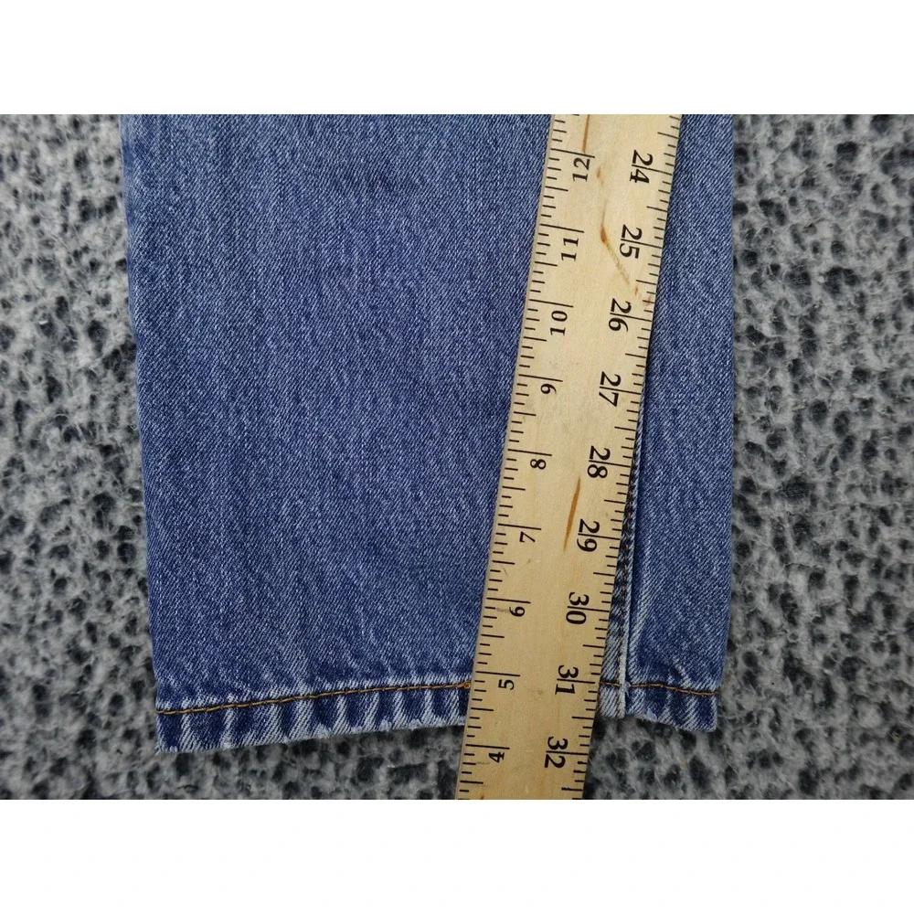 Levi's 505 Regular‎ Fit Jeans Mens 34x34 Blue Good Straight Leg Denim 00505-4886
